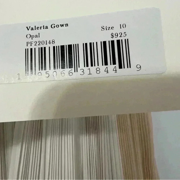 Ulla Johnson Gathered V-Neck Gown Cutout Maxi Dress 10 M Opal Tie Valeria $925 - Picture 6 of 7